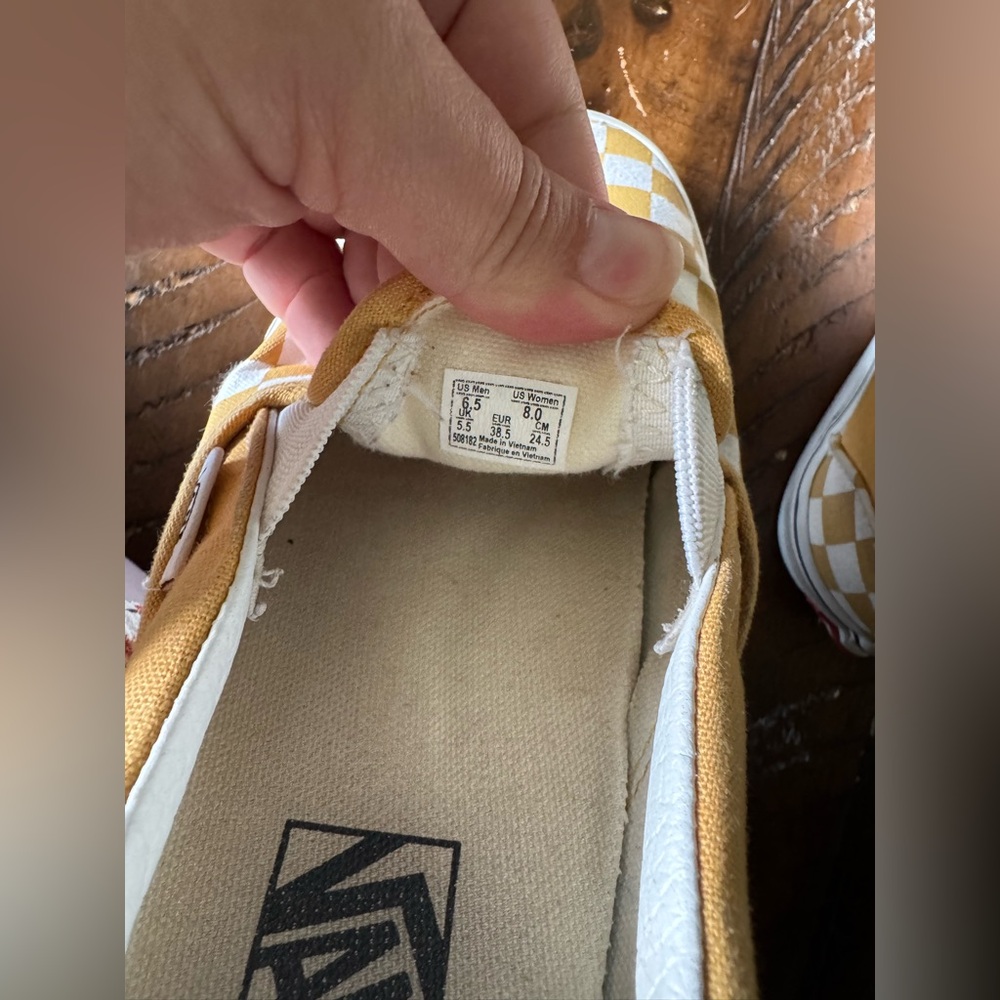 Vans Classic Slip On Honey Dew Peach Color - Picture 5 of 7